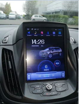 PX6 IPS, Android 9.0 4+128G Tesla Stiilis autoraadio Ford Kuga 2013 2016 2017 GPS Navi Stereo juhtseade DSP Carplay