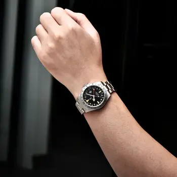 Pagani Disain 2021 Uus GMT Vaadata Mehed Automaatne Mehaaniline Vaadata 42mm Sapphire Roostevabast Terasest Veekindel Kell Relogio Masculino