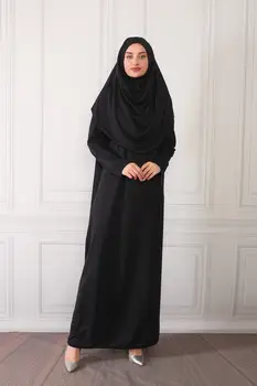 Palve Kleit Moslemi Naiste Rõivaste Jilbab Abaya Kaua, Khimar Täielikult Katta Ramadan Kleit Abayas Islami Riietus Uus Hooaeg