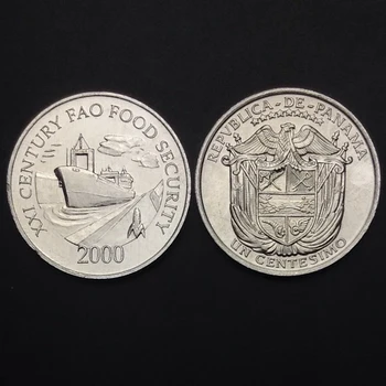 Panama 1 sent F. a.o tera-ja põllumajanduse valuuta 2000 Reaalne Unc Ehtne Originaal Müntide Kogumise Müntide