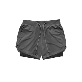 Pantalones cortos deportivos de camuflaje para hombre et secado gimnasio Fitness trotar entrenamiento 2021 153509