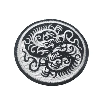 Papaki kass yin ja yang kung fu Hiina tasakaalu sümbol Taiji dragon Sõjalise Armee Taktikaliste Tikandid Plaastrid 149838