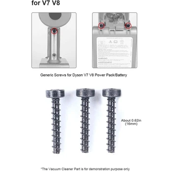 Parimaid Pakkumisi Komplekt 3 Kruvid Dyson Juhtmeta V6 V7 V8 V10 V11 Tolmuimeja Power Pack/Aku