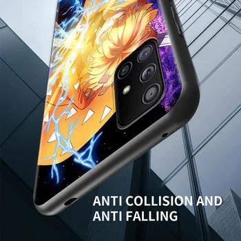Pehme Bumper Case For Samsung Galaxy A51 A71 A21s A50 A31 A12 A41 A52 M31 A42 A32 M51 A11 A02s Silikoon Kate Demon Slayer Anime