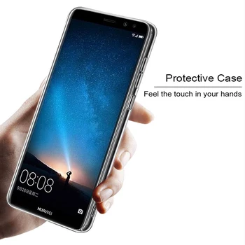Pehme TPU Case For Samsung Galaxy J4 Pluss J4+ 2018 Selge Silikoon Kaitsev Kristall tagakaas Caso kogu Keha Capa Coque Nahk 1209