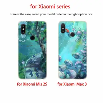 Pehme TPU Puhul Xiaomi Mi 11 Ultra Pro 10 9 8 SE 6X 5X A3 A1 A2 LITE cc9 Pro cc9e Kate Studio Ghibli Spirited Away 70031