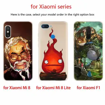 Pehme TPU Puhul Xiaomi Mi 11 Ultra Pro 10 9 8 SE 6X 5X A3 A1 A2 LITE cc9 Pro cc9e Kate Studio Ghibli Spirited Away