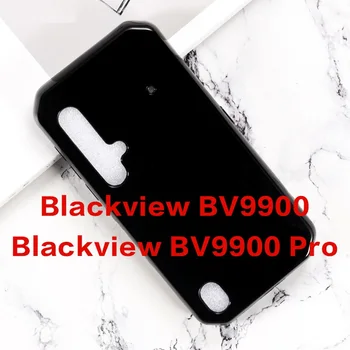 Pehme TPU Tagasi Juhul Blackview BV9900 / BV9900 Pro Matte Black Kate BlackviewBV9900 Pro Anti-knock Geel Puding Silikoon