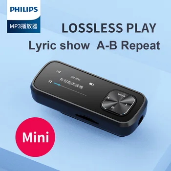 Philips Original Mini Clip MP3 Mängija Kadudeta Taasesitus A-B Repeat