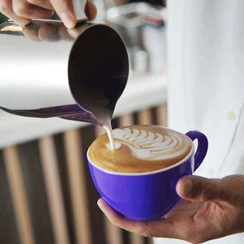 Piima-Le Kann Roostevabast Piima-Le Kannu Espresso Kohvi Barista Käsitöö Latte Cappuccino Piim, Koor Cup ' Le Kannu