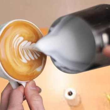 Piima-Le Kann Roostevabast Piima-Le Kannu Espresso Kohvi Barista Käsitöö Latte Cappuccino Piim, Koor Cup ' Le Kannu