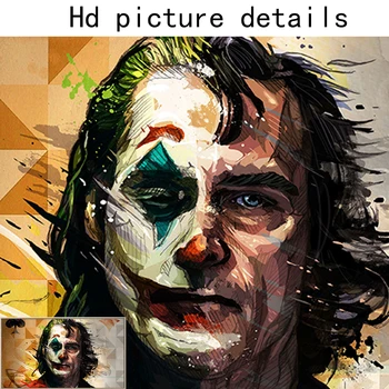 Plakatid Ja Pildid Filme Joker Silk Lõuendile Maali Seinale Kunsti Joker Killer Pilte Elutuba Kodu Kaunistamiseks 76664