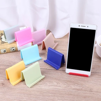 Plastikust universaalne telefonihoidik Seista Baas iPhone 7 8 X Samsungi jaoks Xiaomi Nutitelefoni Candy Värvi mobiiltelefon Sulg