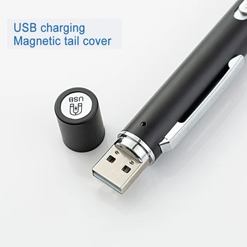 Pliiatsi Kerge USB Laetav Meditsiini-Taskulamp LED Kollane Valgus Valge Valguse Allikas Õpilane Pen Lamp