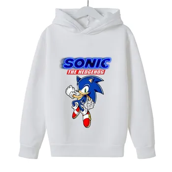 Poisid Hupparit Dressipluus Sonic Laste Kapuutsiga Teismelistele Tüdrukutele Kostüüm Suvel Väike Puuvill Sweatershirt Dressipluus Kapuutsiga Püksid 25635