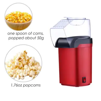 Popcorn Maker Kuuma Õhu Popcorn Tegija Masin Elektrilised 110V/220V Nr Õli Vaja Terve Maitsev Popcorn Machine 18569