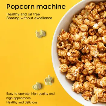 Popcorn Maker Kuuma Õhu Popcorn Tegija Masin Elektrilised 110V/220V Nr Õli Vaja Terve Maitsev Popcorn Machine