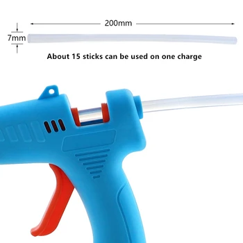 Populaarne Traadita Hot Melt Glue Guns Koos 7 mm liimipulgad Tööstus-Mini Relvad Electric Soojuse Temperatuuri Vahend DIY Käsitöö Remont
