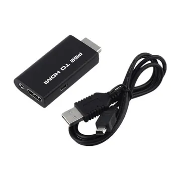 Portable PS2 HDMI-Audio-Video-Converter-Adapter HDMI AV Kaabel SONY PlayStation 2 Plug And Play Osad
