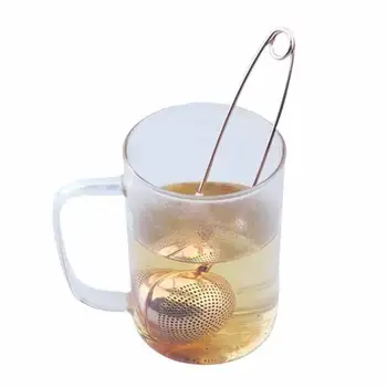 Praktiline Pall Tee Infuser Käepide Rose Gold Kera, Mille Võrgusilma Tee Kurn Roostevabast Terasest Kohvi Ürdi-Vürtsi Filter Difuusor Teaware