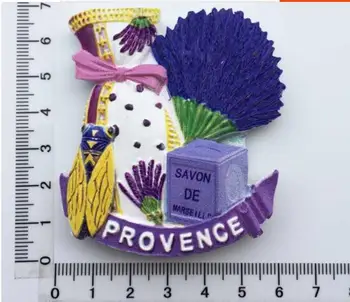 Prantsusmaa Provence ' i külmkapimagneteid 3D Maastiku Külmkapi Magnet Kleebis Kodu Kaunistamiseks Reisi-Suveniire