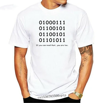 Programmeerija geek binaarne ASCII loominguline T-särk NALJAKAS Täiskasvanud TRÜKITUD MEESTE T-särk SÜNNIPÄEVA T-särk Särk Unisex Rohkem suurust ja värve