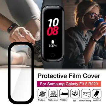 Protection Film For Samsung Galaxy Fit 2 SM-R220 3D Kaardus Täieliku Katvuse Screen Protector HD Selge Pehme TPU Kile Kate