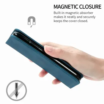 Pu Nahk Magnet Flip Case For iPhone 11 12 Pro Max Mini XS Max XR-X 8 7 6s 6 Plus SE 2020 Rahakott Kaardi pesa statiivi Kate Juhul