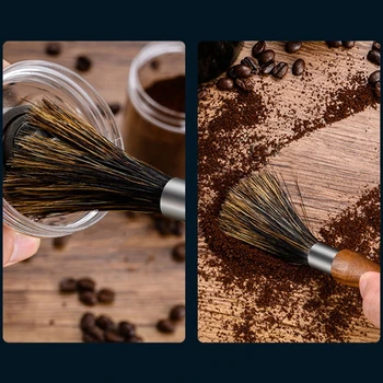 Puhastushari Kohvi Veski Looduslike Harjaste Must Pähkel Espresso Pintsel