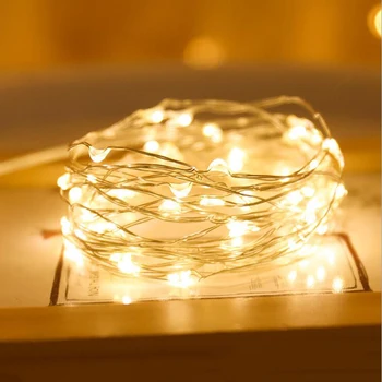 Puhkus String LED Tuled vasktraat Haldjas Tuled Night Light Christmas Pudel Sise-Toaline Pulmad Decor Lamp Koos patareidega