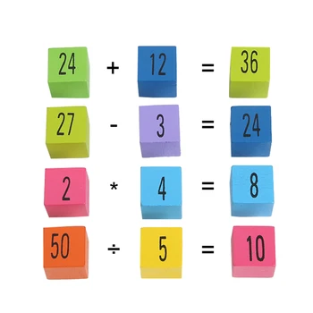 Puidust Korrutamine Montessori Haridus-Puidust Mänguasjad Matemaatika Aritmeetiline Tabel lauamäng Lastele Varase Õppe Kingitus
