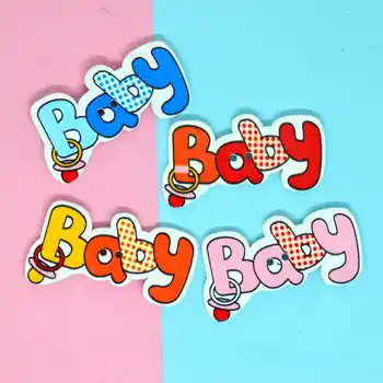 Puidust Värvitud Loominguline Õmblemine Nupud DIY Baby Shower Külalisteraamatusse Käsitöö Asjade Laste Rõivad siseviimistlusmaterjalid 20pcs
