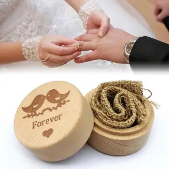 Puit abielusõrmus Box Juhul Maamees Ettepanek Ringi Omanik Box Valentines kingitus sõbranna Pool Tarvikud