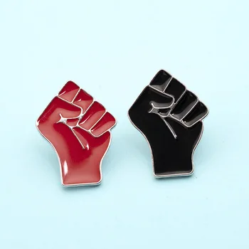 Punane Must Rusikatega Prossid Tõstetud Rusikas Solidaarsuse Emailiga Sõrmed Seljakott Riiete Rinnamikrofon Pin Badge Must Elu Küsimus Ehted Kingitused 153160