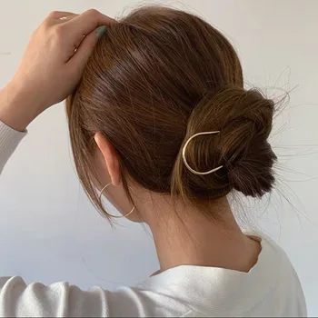 Punki Jaapan Minimalistlik Sulam, Metall Conch Shell Juuksed Pulgad Naiste Tüdruk Hairclip Vahendid Kakuke Tegija Juuksenõelad Peakatet