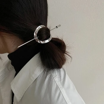 Punki Jaapan Minimalistlik Sulam, Metall Conch Shell Juuksed Pulgad Naiste Tüdruk Hairclip Vahendid Kakuke Tegija Juuksenõelad Peakatet