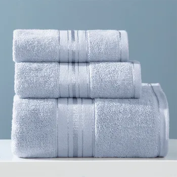 Puuvillane Rätik Komplekti Vannituba TowelsSoft Vee Imendumist Vannitoas Rätikud Täiskasvanutele Kolme-osaline Komplekt