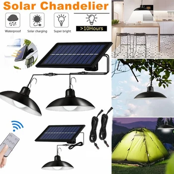 Päikese-Lühter Solar Power Lamp on Veekindel Solar Powered Vidinaid Outdoor Light Eco-sõbralik Päikese Valgus Kämpingu Valgustus
