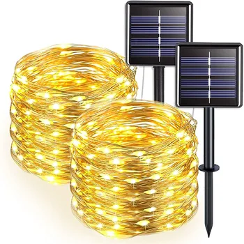 Päikese String Haldjas Tuled 10m 100LED /30M 300 LED Veekindel Väljas Vanik Solar Power Lamp Jõulud Aia Kaunistamiseks.