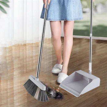 Põranda Puhastamine Tolmu Luuad Kokkuklapitavad Kühvli Prügi Koguja Köök Komplekti Tööriistu Pühkimine Harja Majapidamistarbeid Cleaner