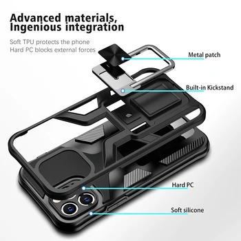 Põrutuskindel Armor Case For iPhone 12 11 Pro XS Max X-XR Auto Omaniku Telefoni Case For iPhone 7 8 6 6s Plus SE 12 Mini 2020 Katta