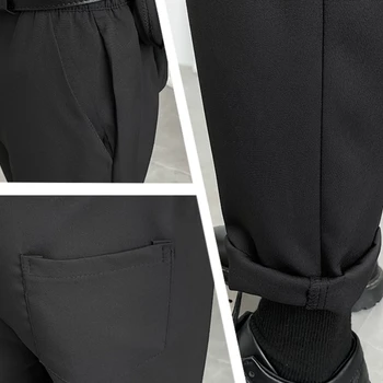 Püksid Meeste Musta Pluss Suurus 3XL Slim Pahkluu pikkus iga Päev BF Lahe Harajuku Stiilne Ins Mood Kottis Kuulu korea Stiilis Retro Streetwear