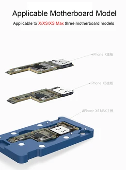 Qianli Emaplaadi Keskmine Kiht Juhatuse BGA Reballing Šabloon Taim Tina Platvorm iPhone XS MAX/XS/X Loogika Juhatuse Ümbertegemine Tööriist