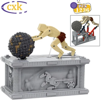 RC Sisyphus Automaatide Motoriseeritud Dünaamiline Tensegrity Skulptuur ehitusplokid KES Loomingulise Tegevuse Joonis Tellised Mänguasjad Lastele