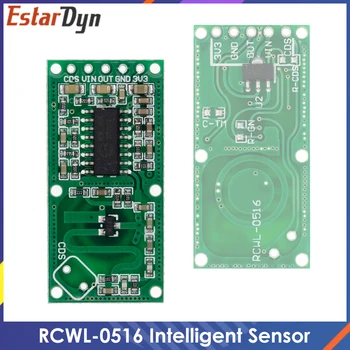 RCWL-0516 mikrolaineahi radari anduri moodul Inimese keha induktsiooni lüliti moodul Intelligentne sensor