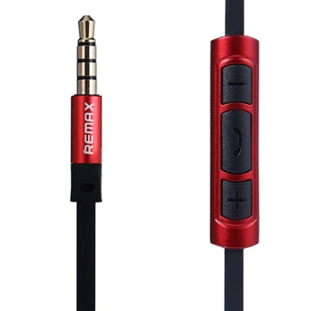 REMAX In-Line Kontroll Stereo kõrvaklappide 3.5 mm jack In-Ear Kõrvaklapid, Peakomplekt, HD Micr jaoks iphone5s xiaomi redmi mp3 mp4 musci 322