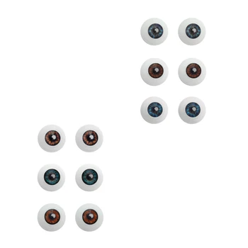 RSG 5pairs 20mm/22mm Uuestisündinud Nukk 3D glitter silmad ohutuse Sinine Ja Pruun Jaoks Nukk, Mänguasi, Plüüš-Mänguasi, DIY Tühi Nukk 17255