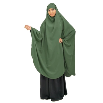 Ramadan Ühes Tükis Palve Abaya Kleit Jilbab Hijab Kleidid Seal Kaftan Kapuutsiga Rüü Headcover Kaua, Khimar Tagasihoidlik Islam Dubai Riided