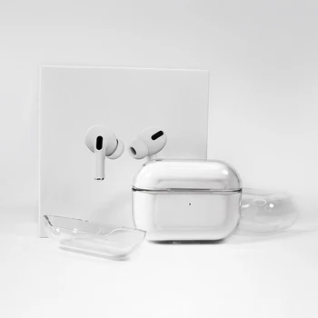 Raske Kõrvaklappide Kõrvaklappide Puhul Airpods Pro Wireless Headset Katta Kaitsva Katte Apple Airpods 3 Läbipaistvad PC Raske