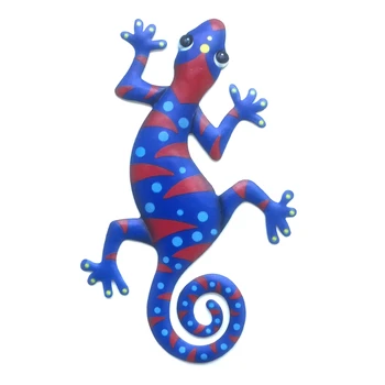 Raua Kunsti Gecko Metallist Kaunistused Lizard Art Skulptuur Terrass Väljas Seina Aia Rippuvad Decor